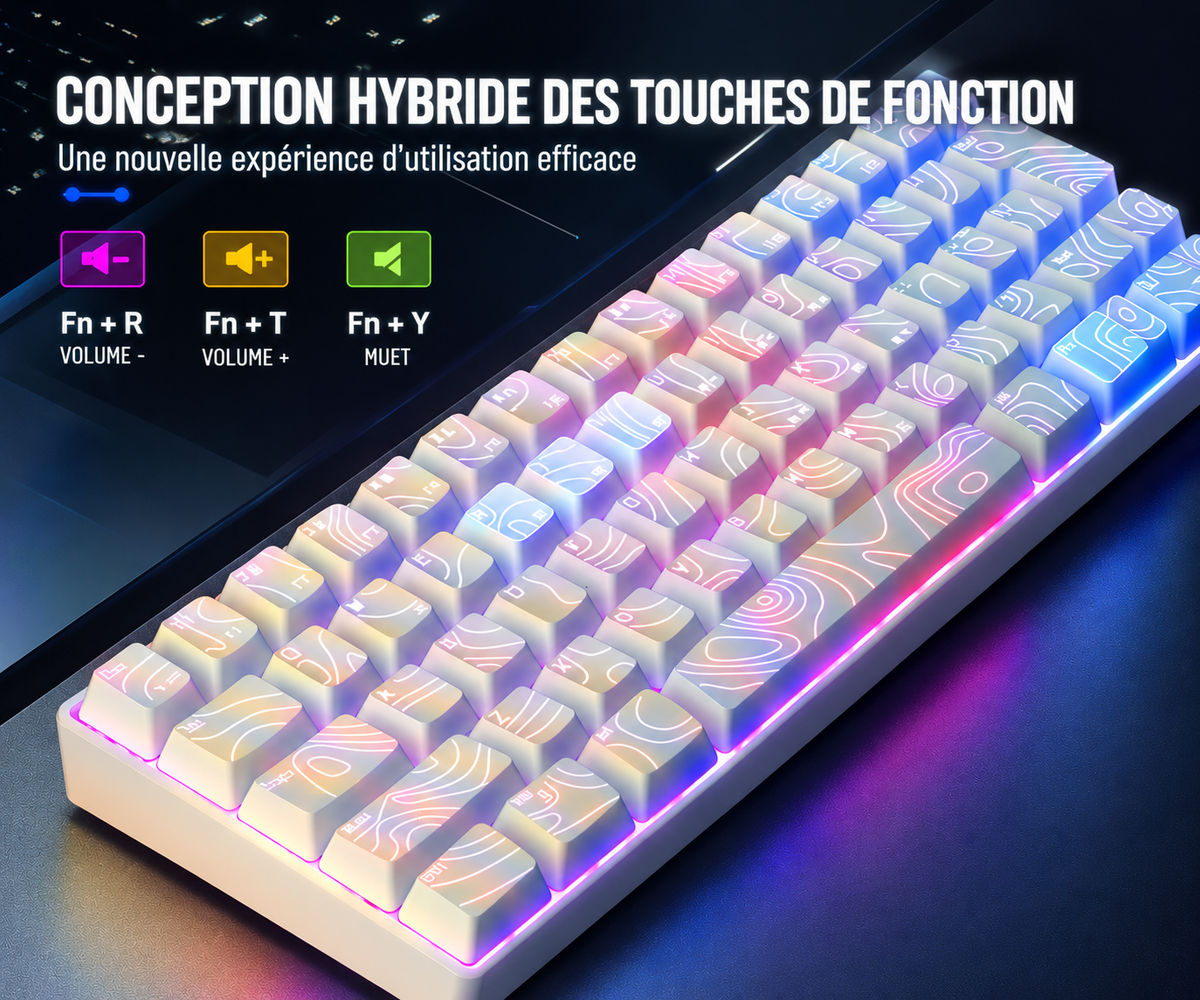 Clavier Gaming 61 Touches