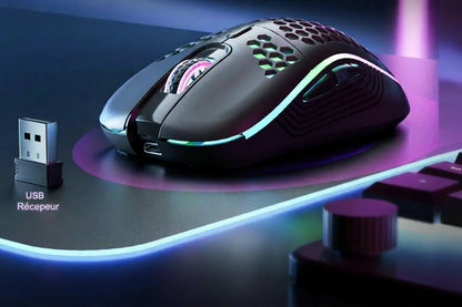 Souris Gaming Sans Fil RGB