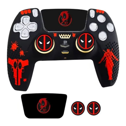 Coque Silicone PS5 DualSense DeadPool