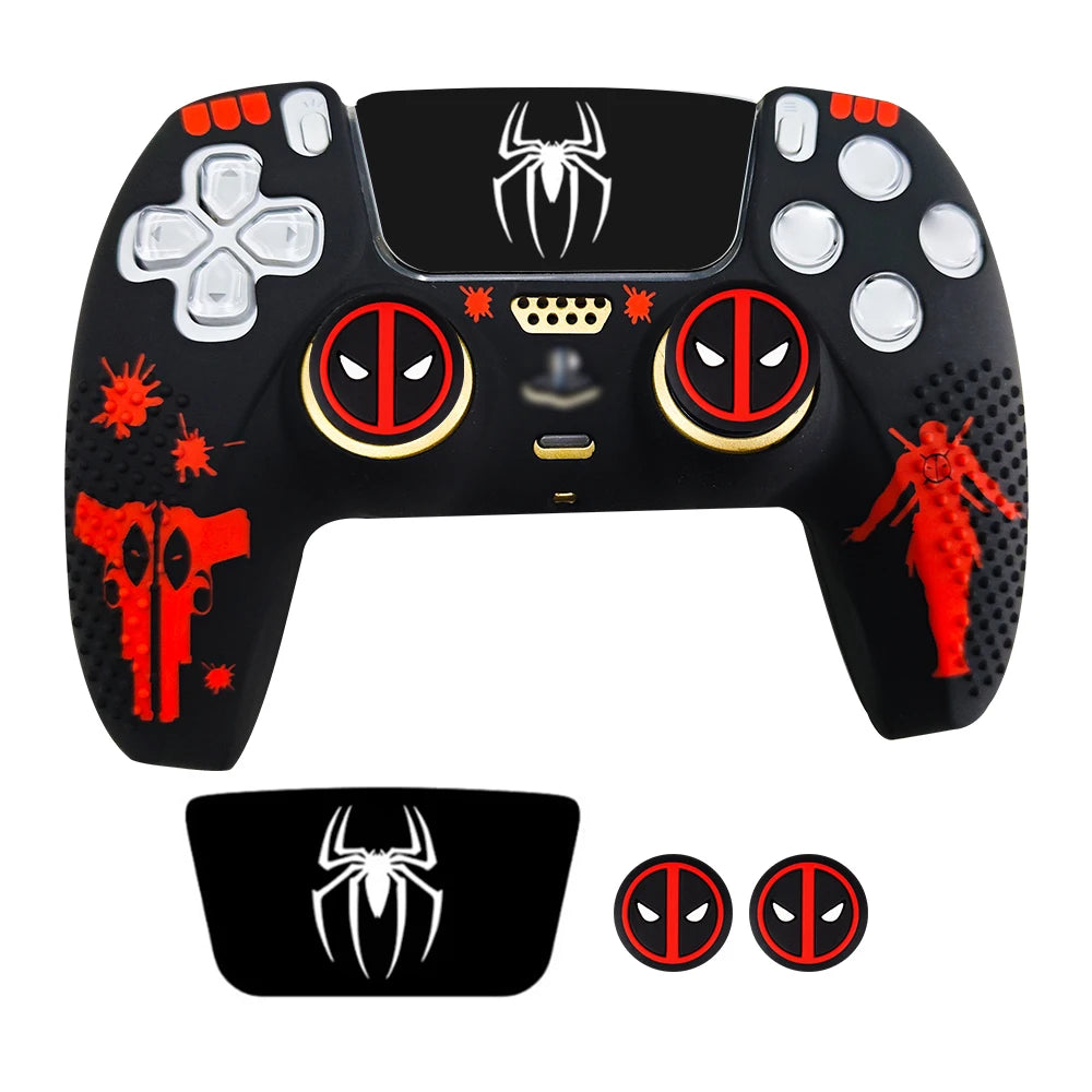 Coque Silicone PS5 DualSense DeadPool